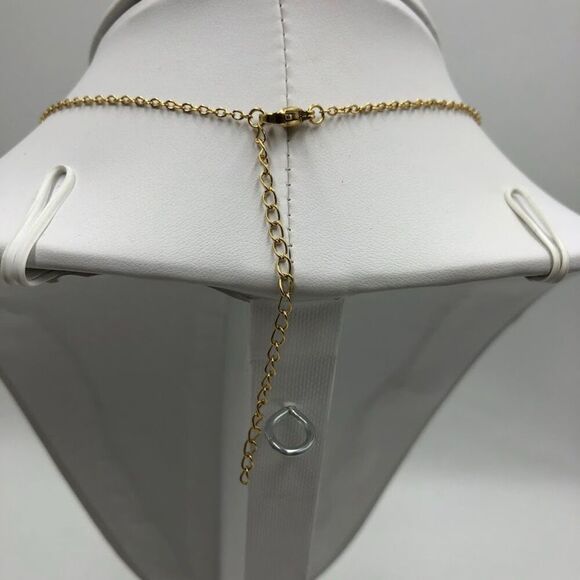 18K Gold Plated Women's Starfish Pendant Necklace Hypoallergenic Waterproof - Picture 7 of 12